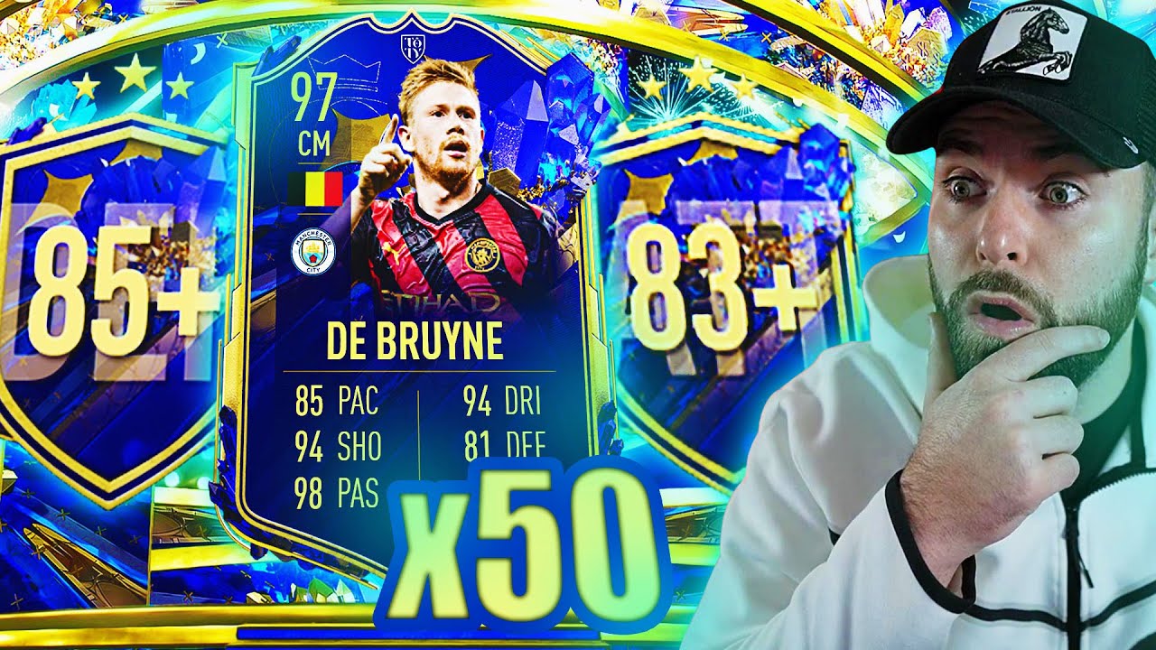 OPENING 50x 85+ x3 MIDFIELDER & 83+ x10 PACKS! 🏆 FIFA 23