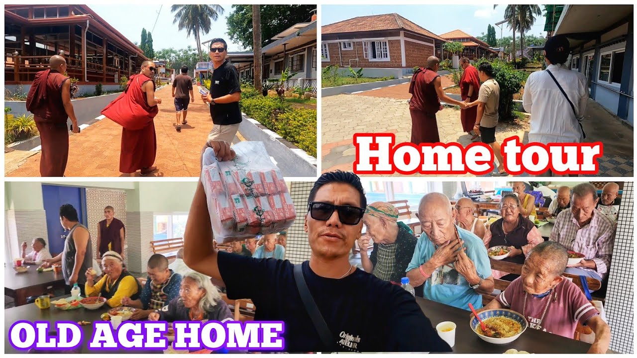 101 Age 😱 Old Age Home Tour || Tsepa Choenga ||Bylakuppe || Tibetan YouTuber || Tibetan Vlogger