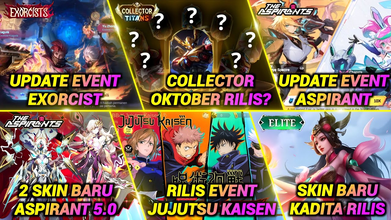 COLLECTOR OKTOBER RILIS?! EVENT JJK RILIS, ASPIRANT 5.0, EXORCIST RESALE, ASPIRANT, ELITE KADITA DLL