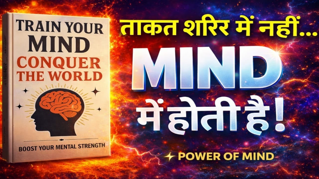 ताकत शरीर में नहीं, Mind में होती है | Train Your Mind Book Summary Hindi