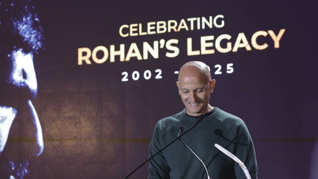 Mr. Pramod Nanjappa's speech for Rohan Bopanna's retirement farewell event