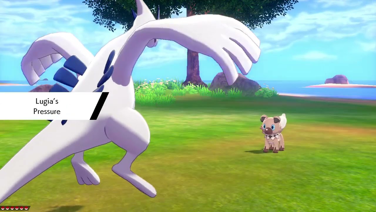 LUGIA MOVES AEROBLAST POKEMON SWORD AND SHIELD NINTENDO SWITCH