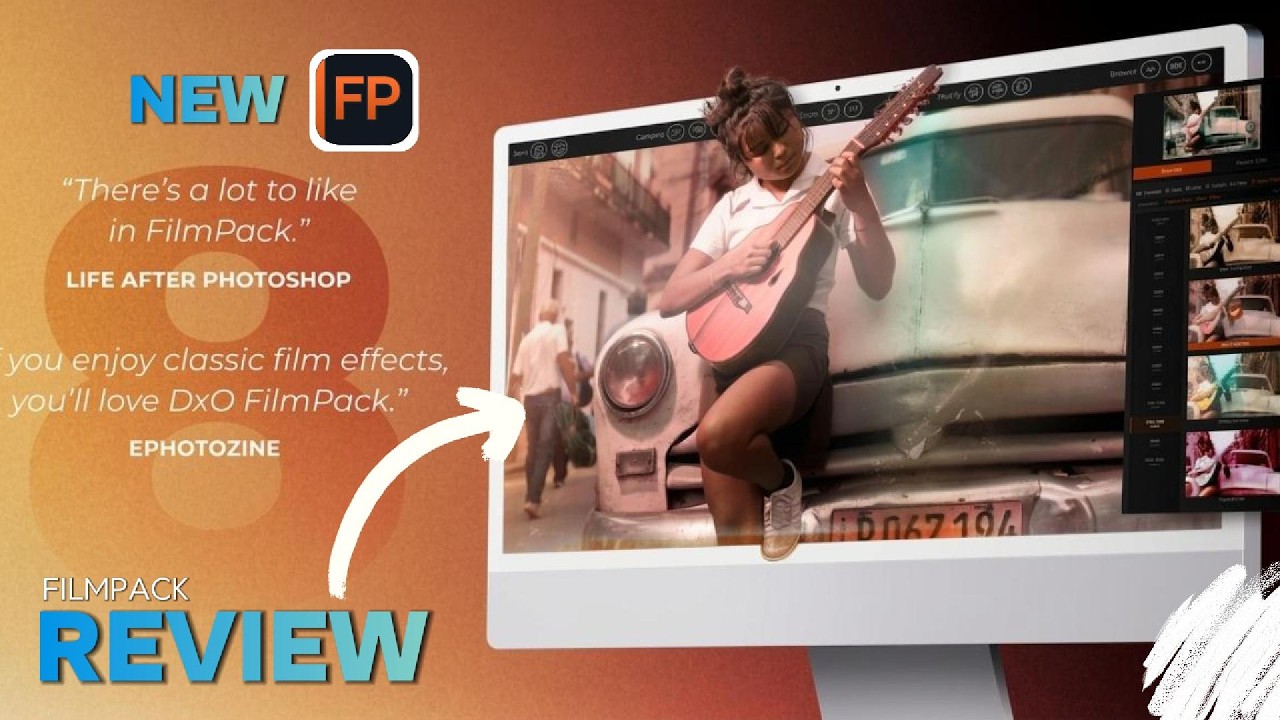 🔴Cómo aplicar efectos de cine clásico en tus fotos | DxO FilmPack 8