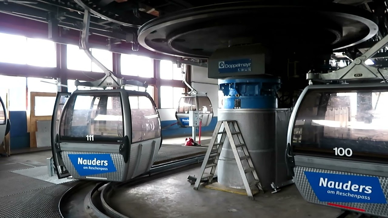 Nauders / 6-MGD Bergkastelbahn Bereich Bergstation