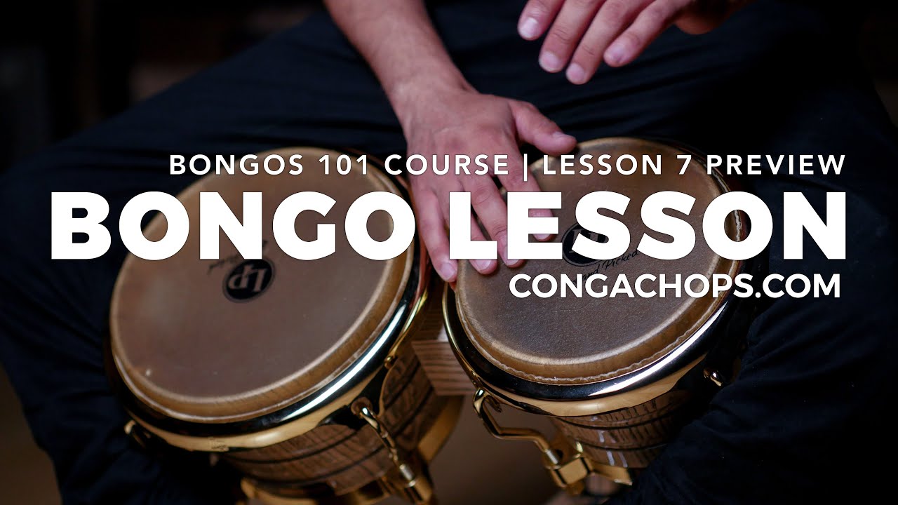 Bongo Lesson | How to Play Bongos | Bongos 101 Lesson 7 Preview - The Martillo | CongaChops.com