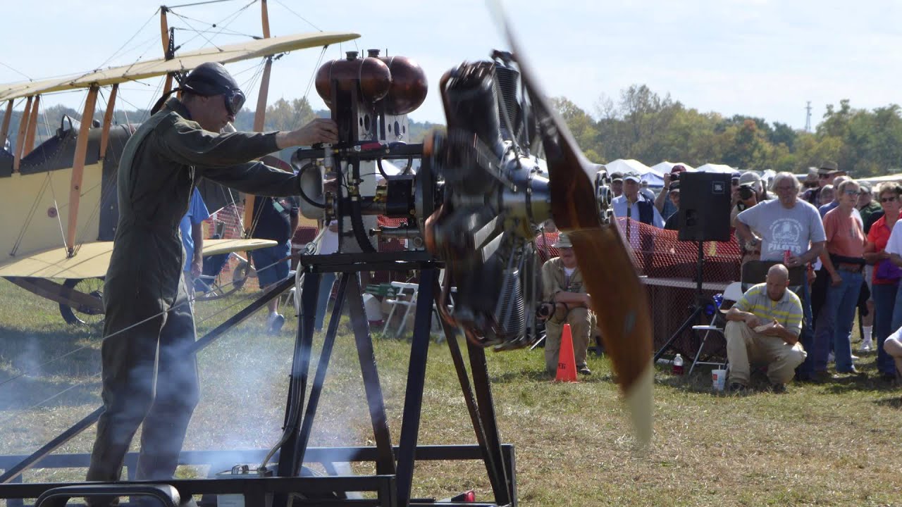 World War I Dawn Patrol Rendezvous-Clerget 9B Engine