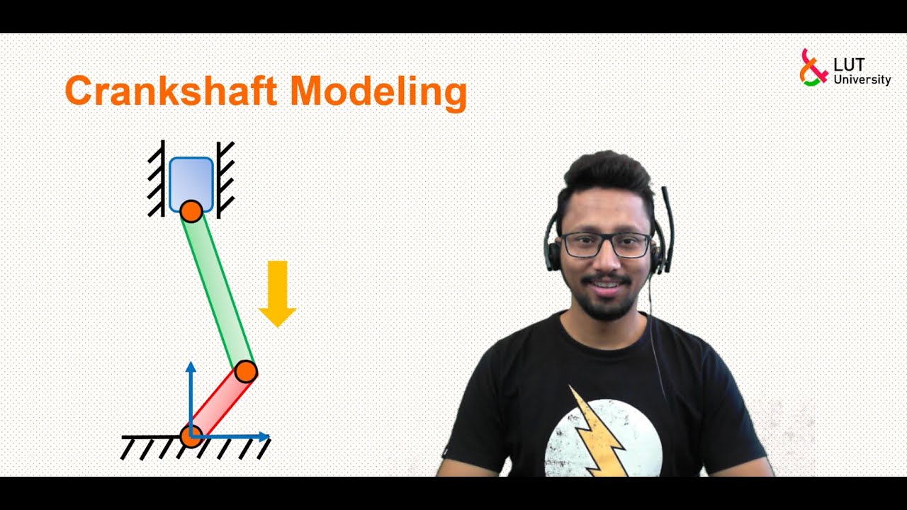 T2: Crankshaft Modeling | Simscape Multibody | Matlab 2023 | LUT University | Finland | #20