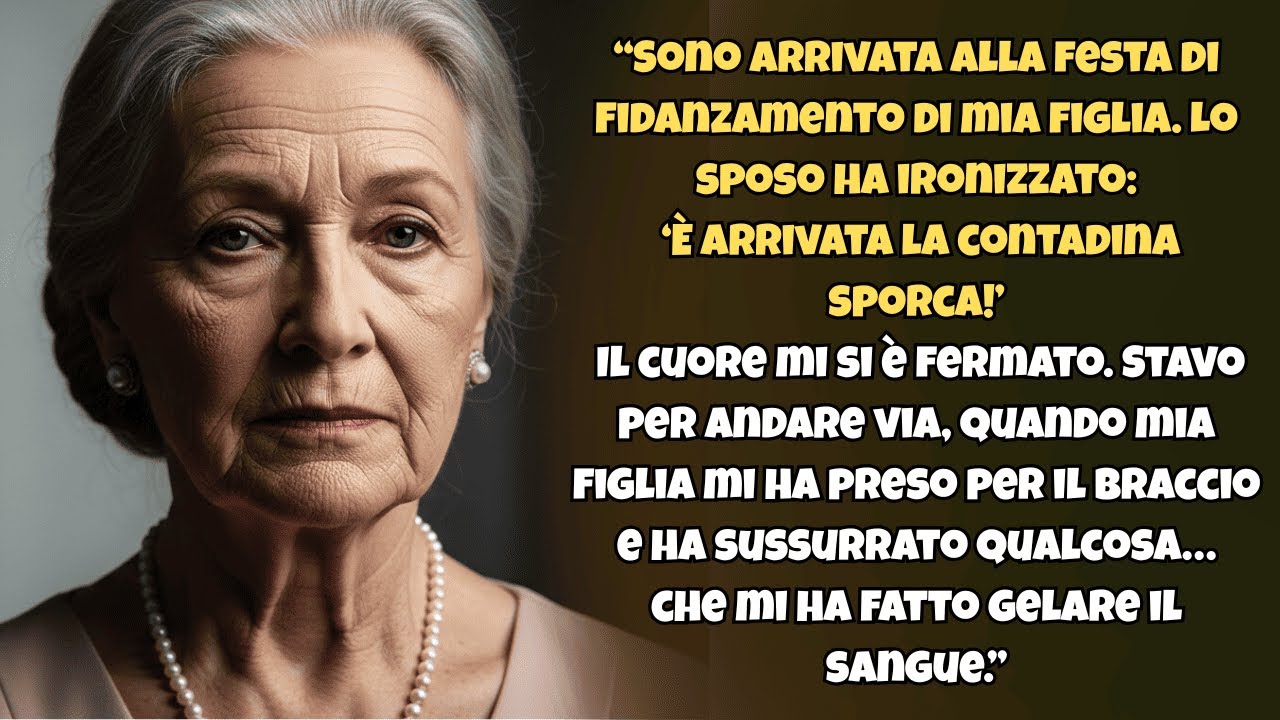 «È arrivata la contadina puzzolente!», urlò. Mia figlia mi strinse il braccio e sussurrò…