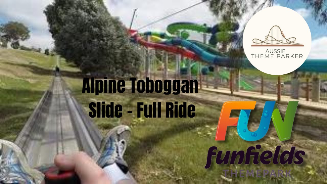 Alpine Toboggan Slide at Funfields, Full ride