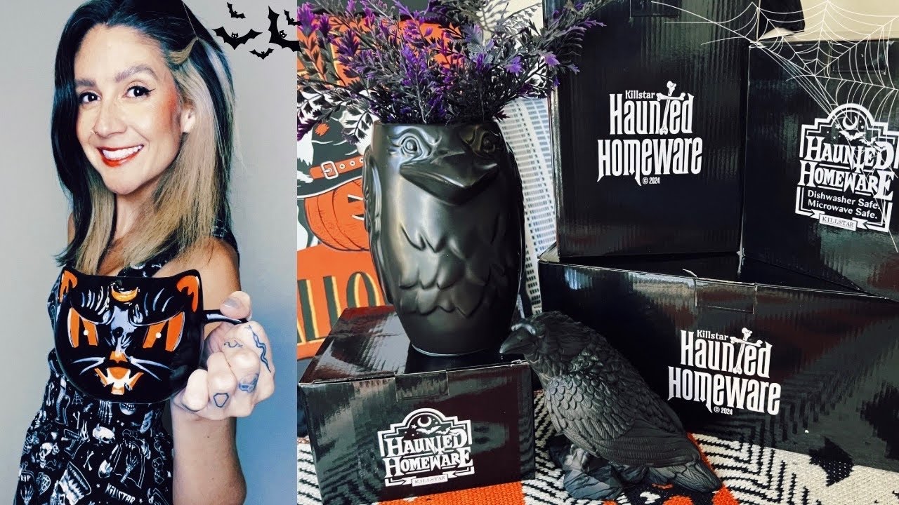 Spooky Home Decor HAUL!🎃 New KILLSTAR Haunted Homeware & Clothes!🖤 Unboxing & Try-On!✨