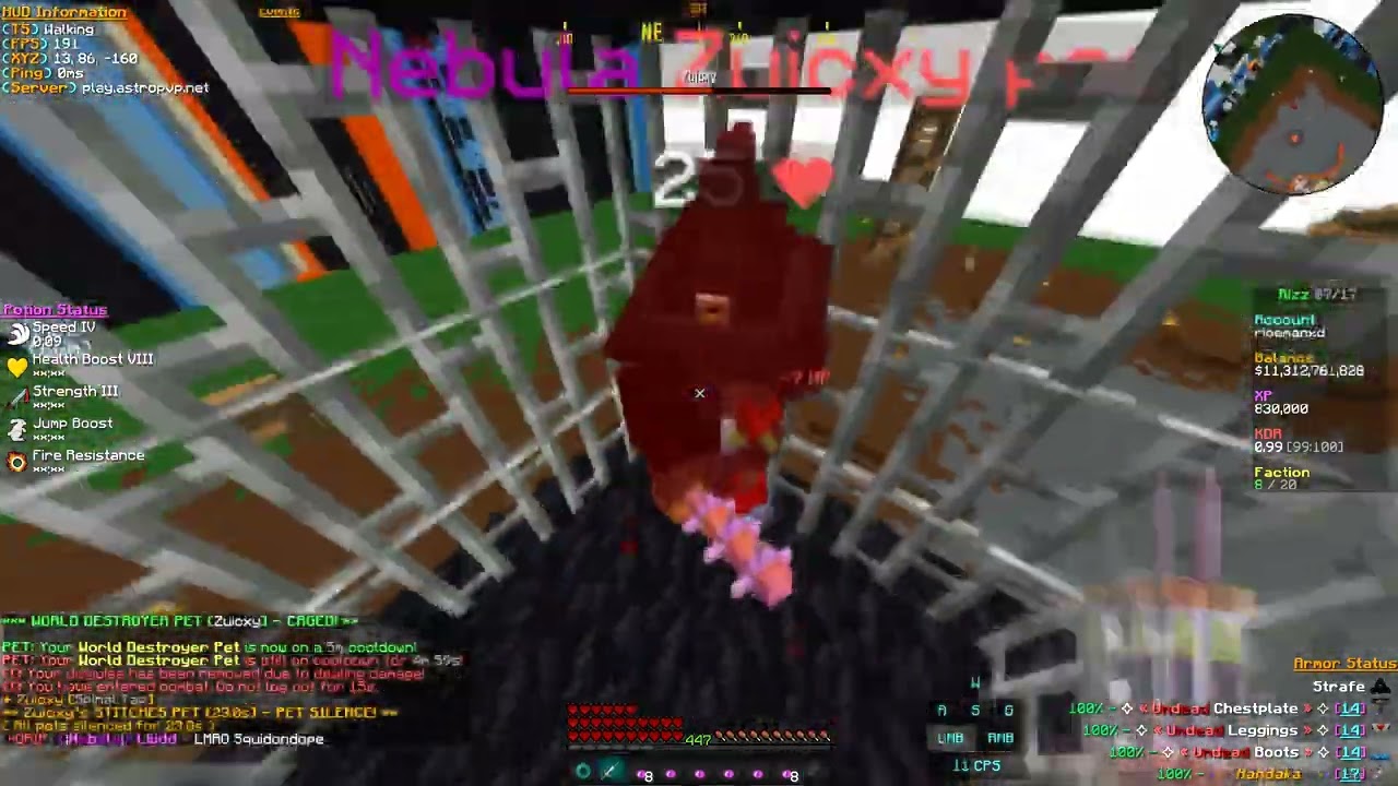 AstroPvP MAXED META KILLS (CosmicPvP Test Server)