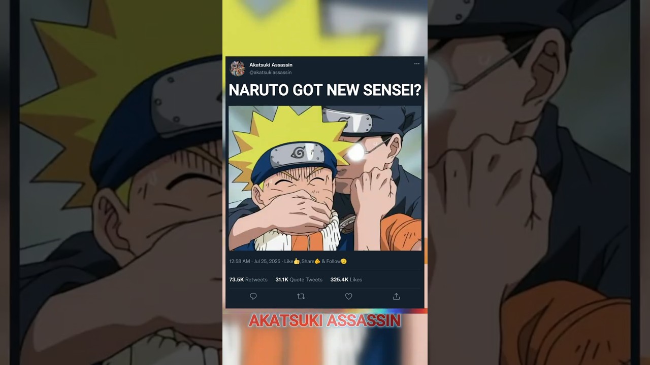NARUTO GOT NEW SENSEI?