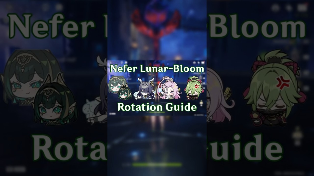 Nefer Lauma Lunar-Bloom Rotation Guide (Nefer/Lauma/Aino/Kuki Shinobu) [No dash cancels]