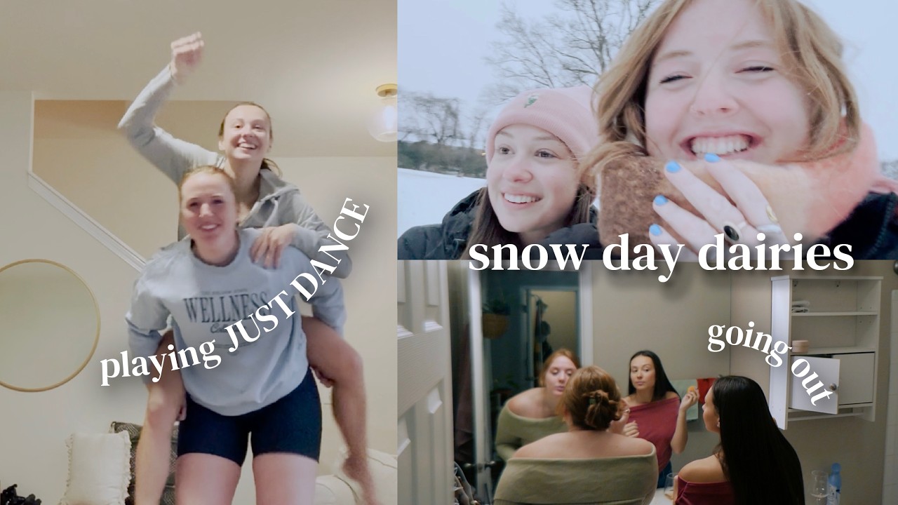 snowed in and losing our minds | vlog 63