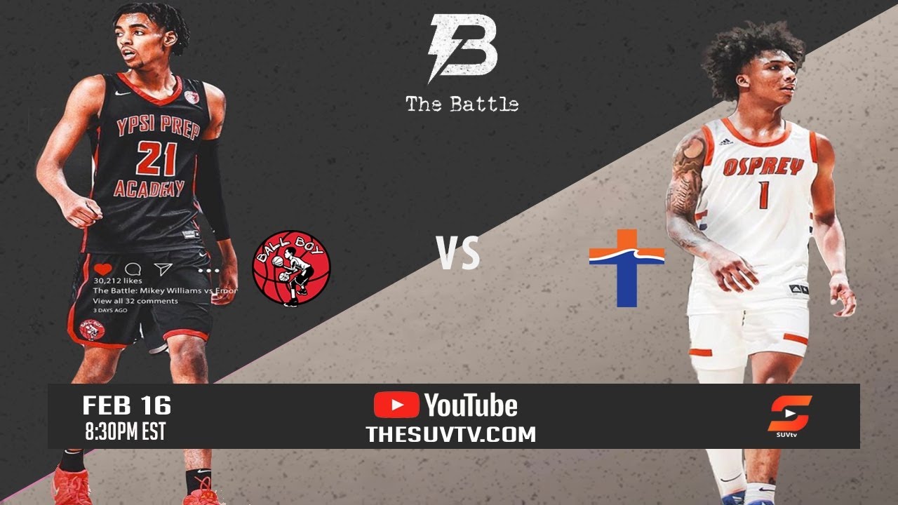 MIKEY WILLIAMS & Lake Norman vs. EMONI BATES & Ypsi Prep | The Battle Full Game Replay