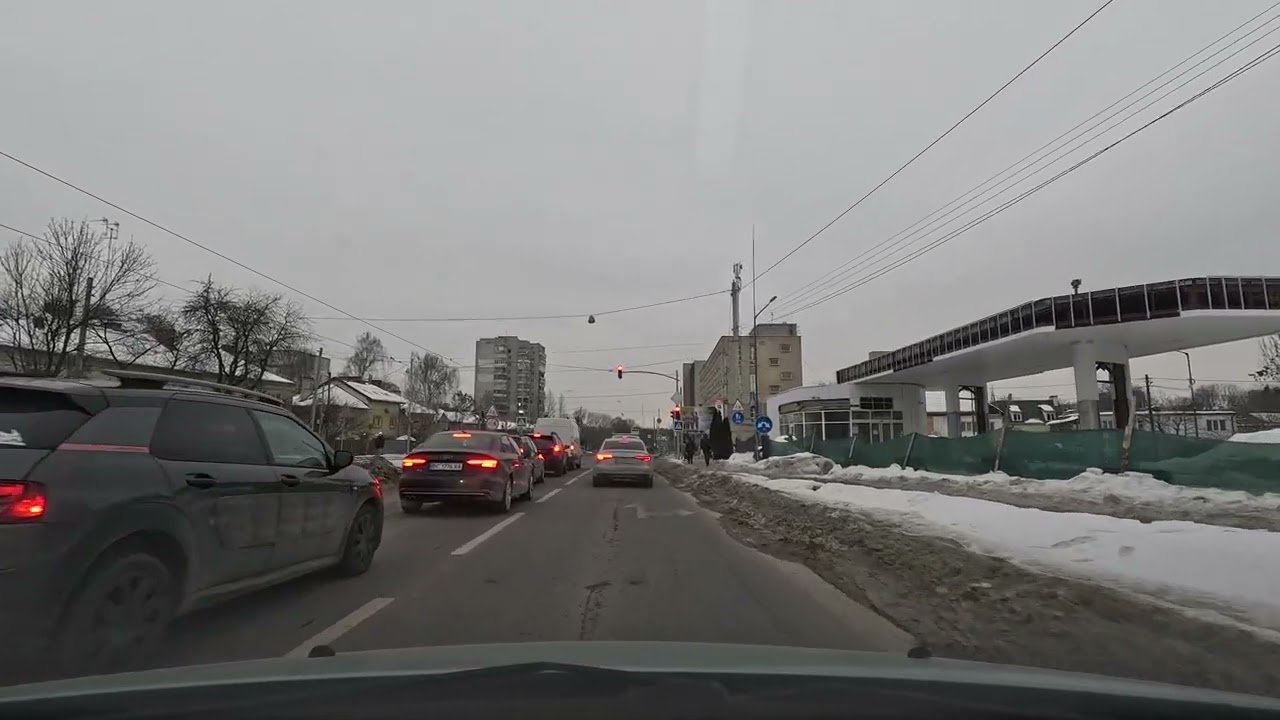 Львів: Від Пасічної до заторів на Свінціцького через Сихівський міст | Lviv Drive