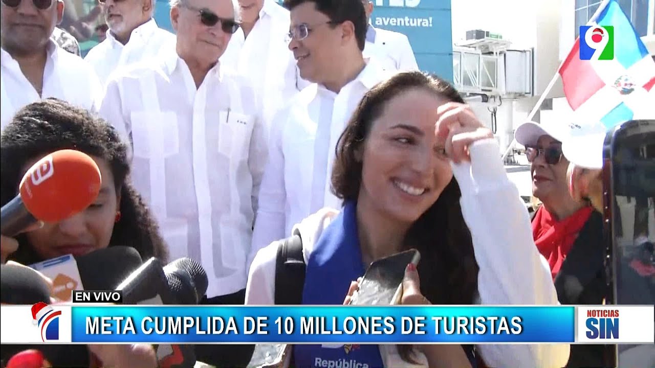 Meta cumplida, RD recibe su turista 10 Millones