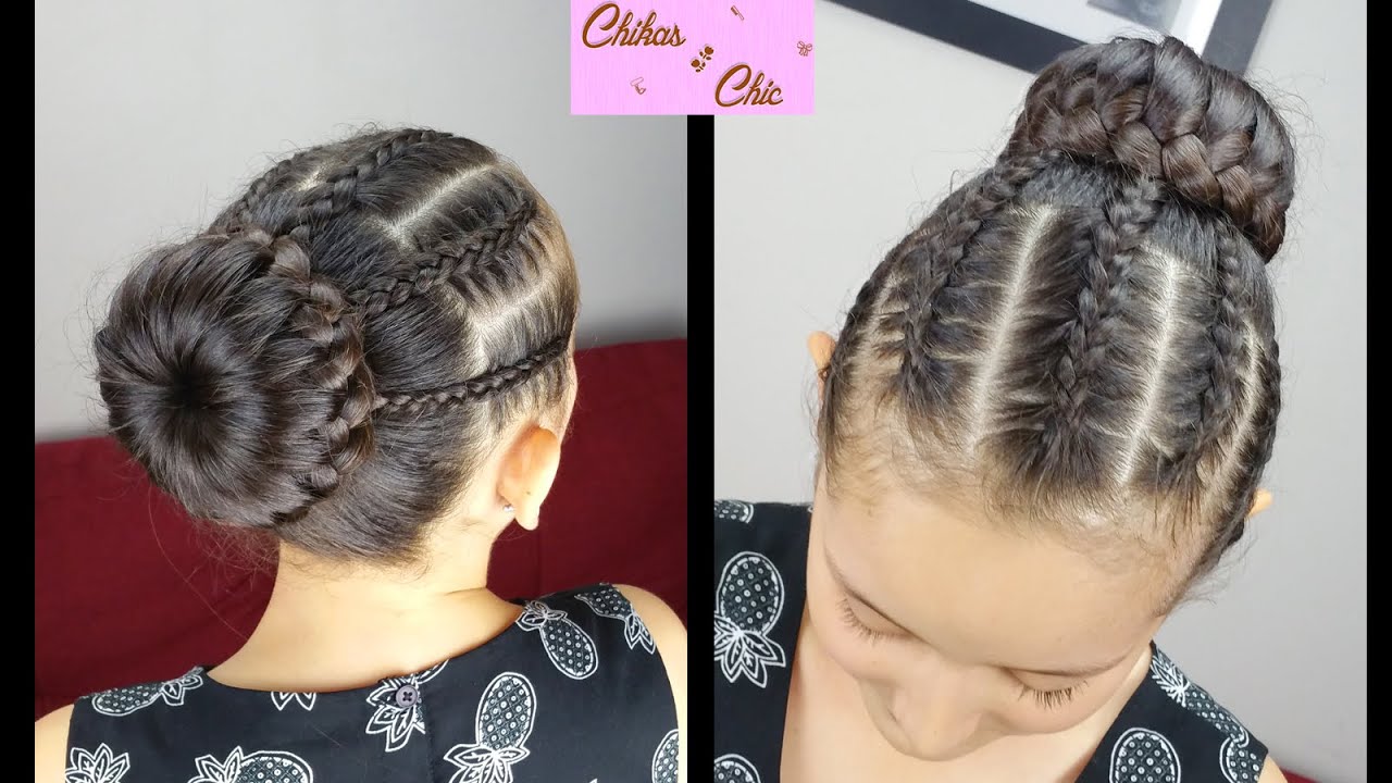 Braided Headband/Bun | Braided Hairstyles | Cute Girly Hairstyles