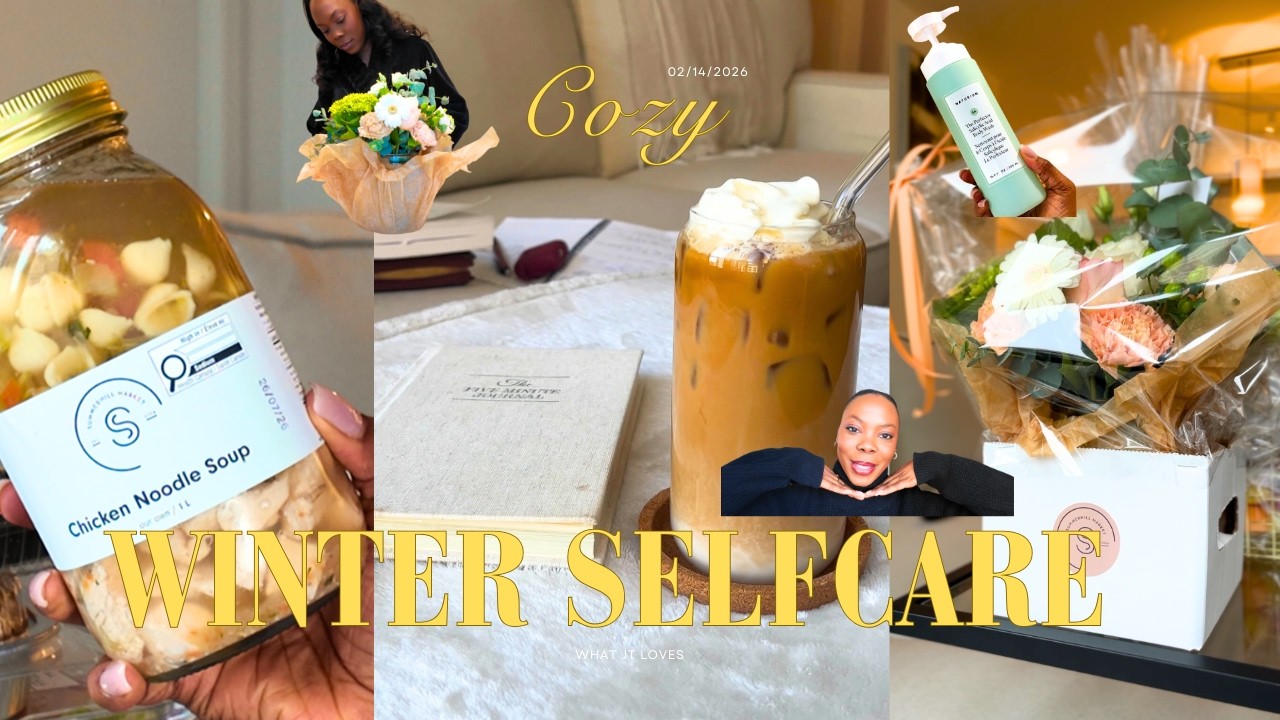Cozy Winter Self-care Day in Toronto ❄️  | Slow Weekend Routine | Valentine's day