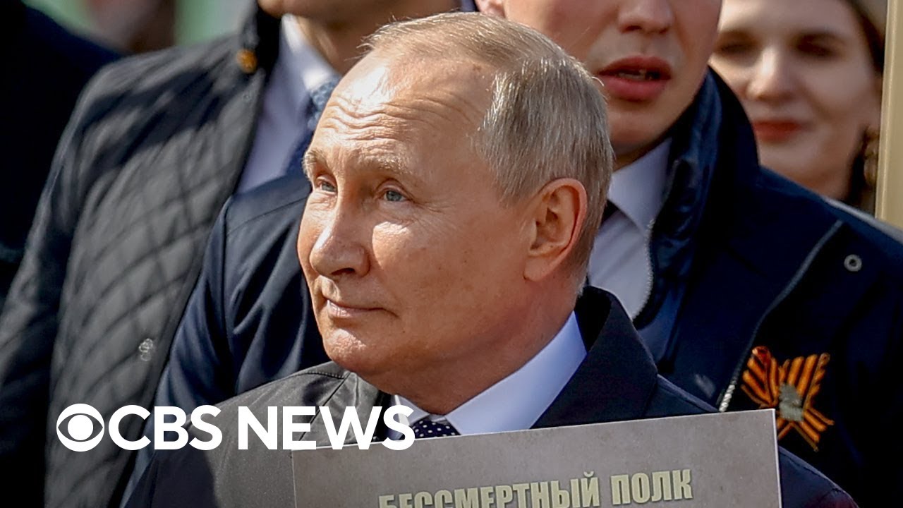 Russian President Vladimir Putin marks 