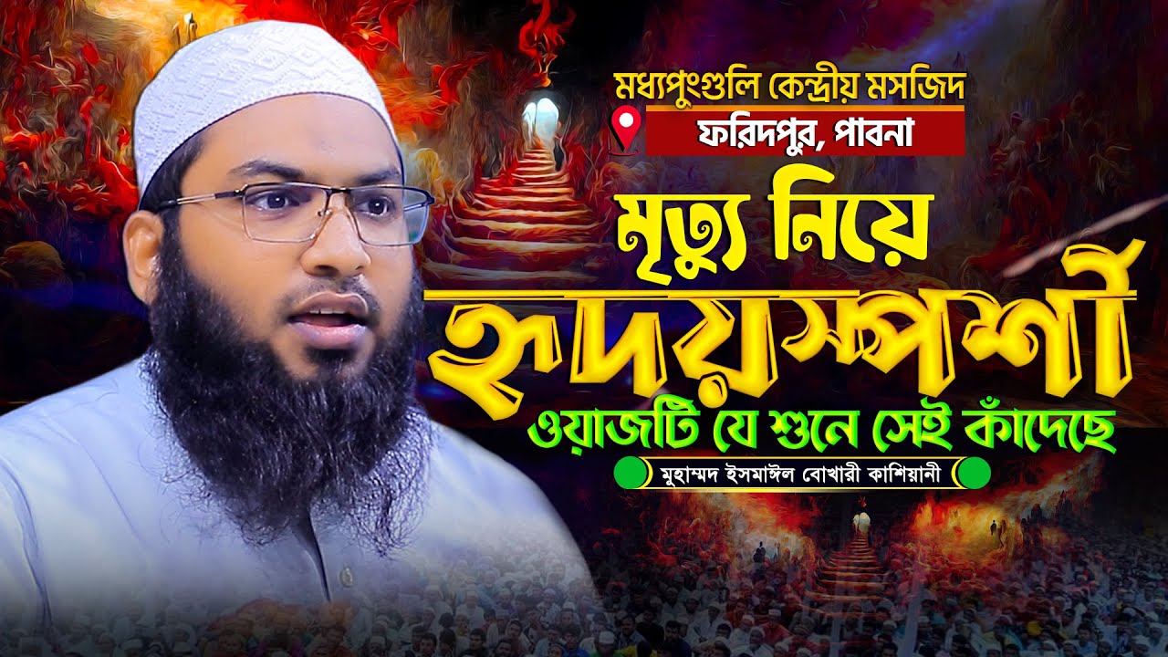 মৃত্যু নিয়ে হৃদয়স্পর্শী বয়ান! মাওলানা মুহাম্মদ ইসমাঈল বুখারী কাশিয়ানী Ismail Bukhari Kasiyani Waz