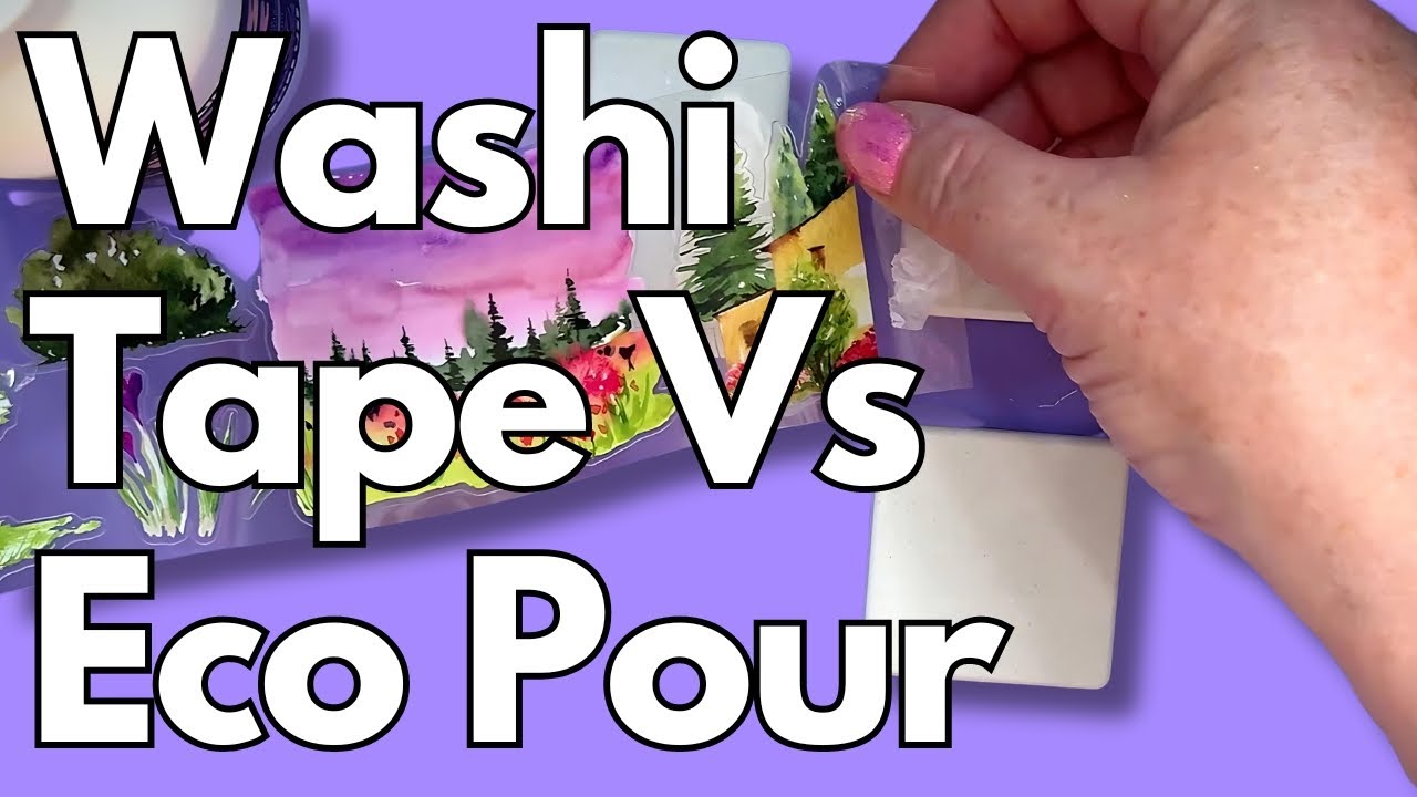 Best Way to Add Washi Tape or Stickers to  Eco Resin Alternatives? | EP. 329 | @TheWashiTapeShop