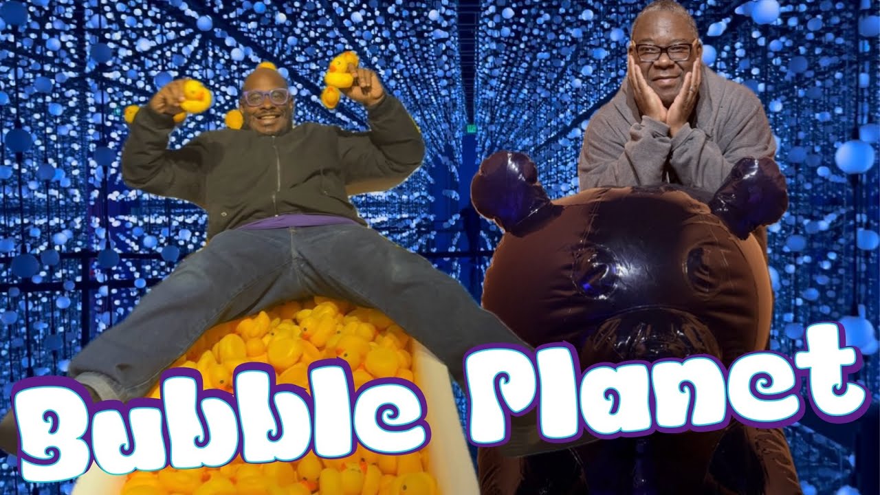 Пузыри, пузыри и ещё больше пузырей в Bubble Planet Experience в Атланте