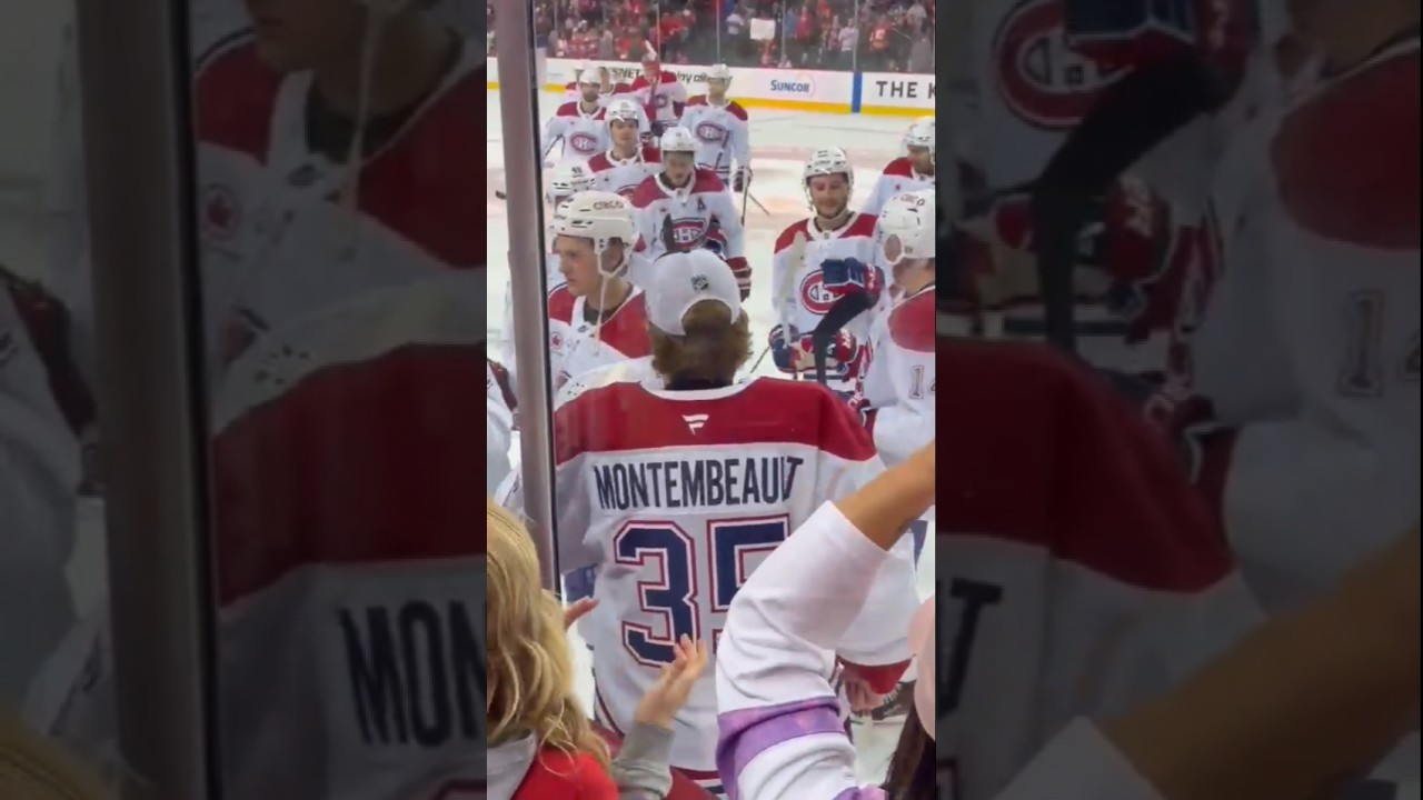 Canadiens fans take over in Calgary 🔥🙌
