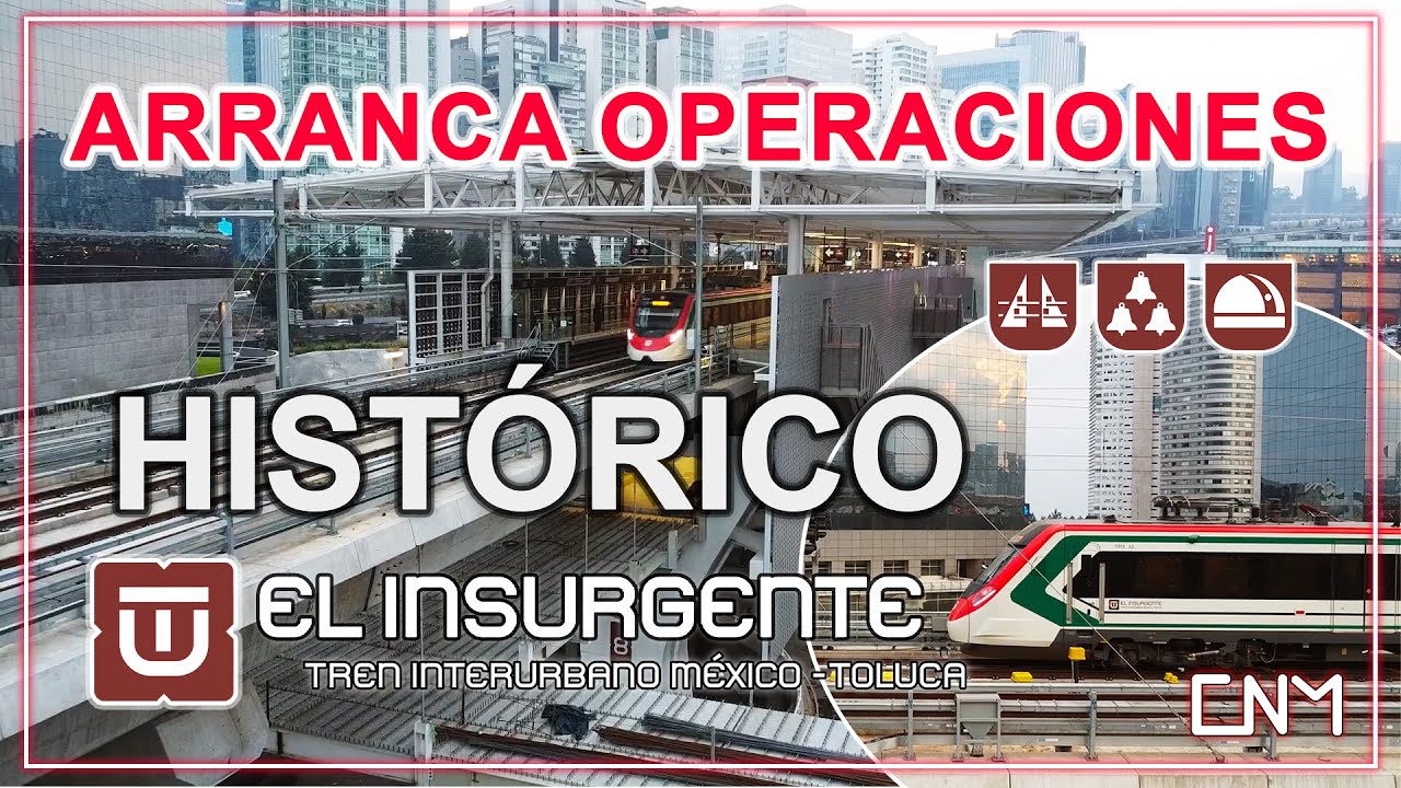 Tren El Insurgente la OBRA DE PRIMER MUNDO que se pone en operación después de 12 años