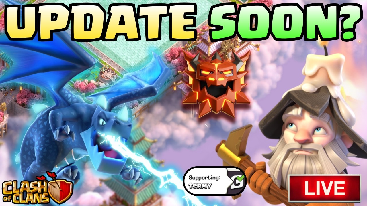 UPDATE SOON? Pushing HIGH With Edrags and more! (Clash Of Clans LIVE)