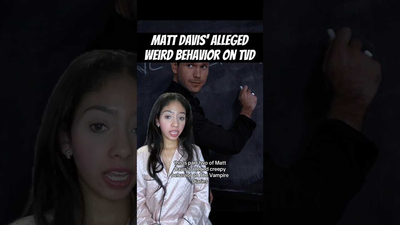 Matt Davis&rsquo; alleged inappropriate fan fictions #tvd #thevampirediaries #commentary