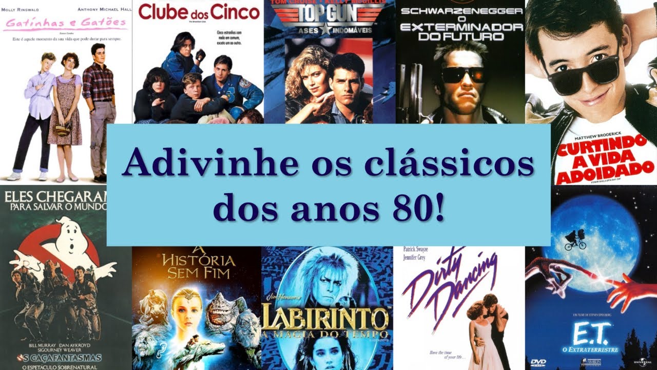 Filmes dos anos 80! | Adivinhe qual é o filme pela imagem!