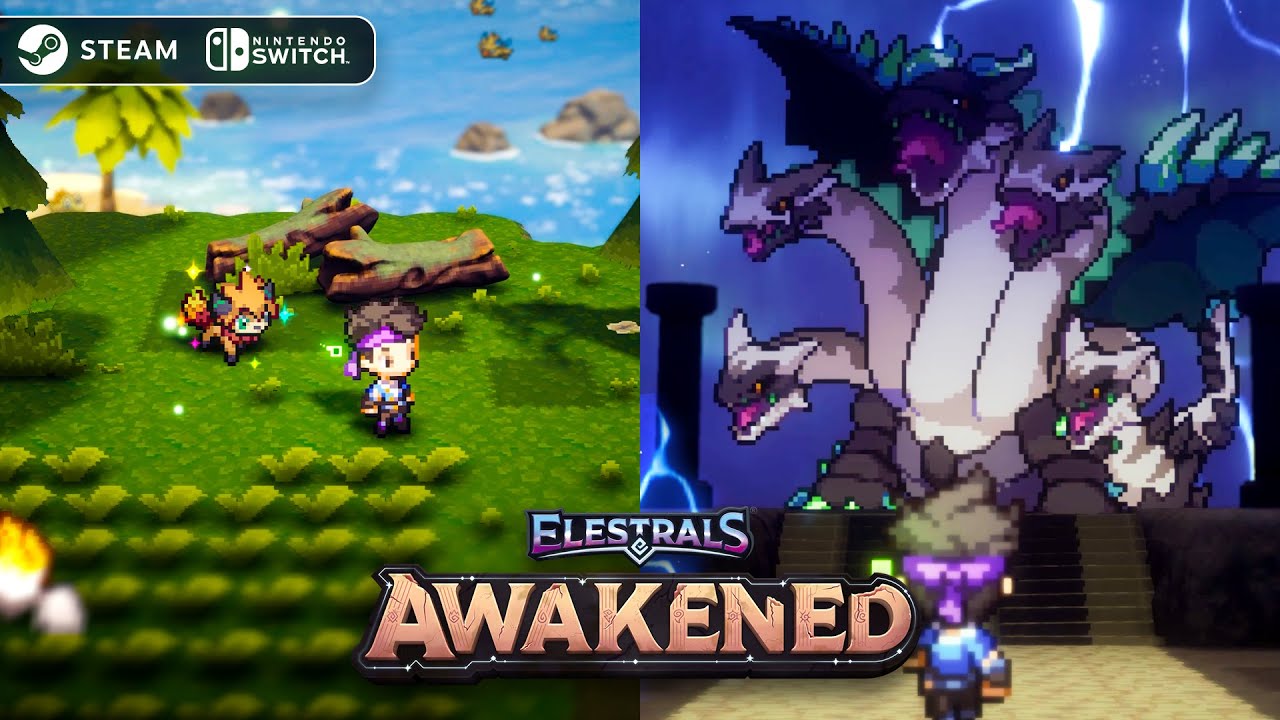 Я создаю для ВАС RPG-игру про ловлю монстров! - Пробужденные Элестралы!