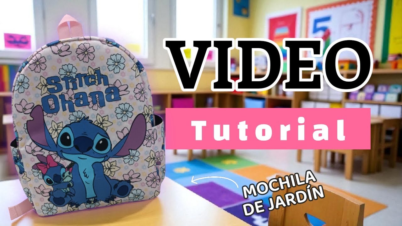 Mochila de Jardín paso a paso ✂️ | Con paños listos de Apolo Textil