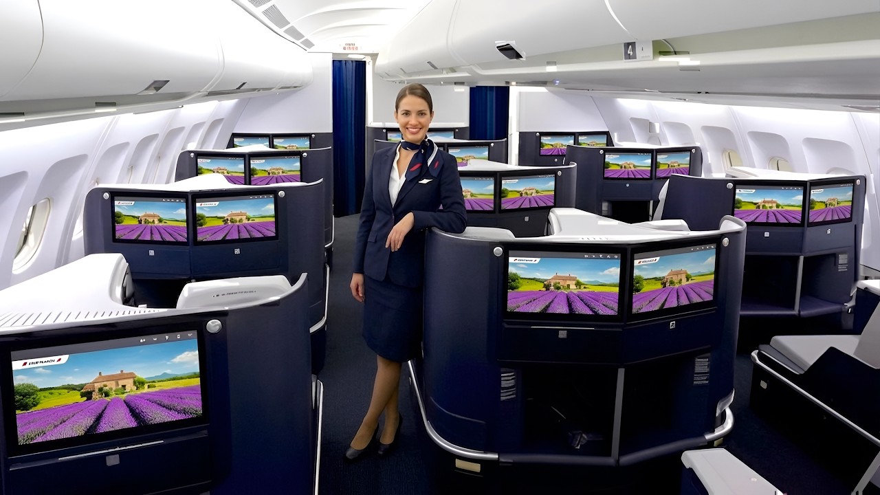Air France Бизнес-класс | Airbus A330 из Парижа на Карибы (отчет о поездке в формате 4K)