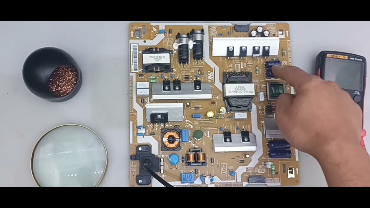 87 DIAGNOSTIC COMPLET DÉPANNAGE TÉLÉVISION 55 P SAMSUNG