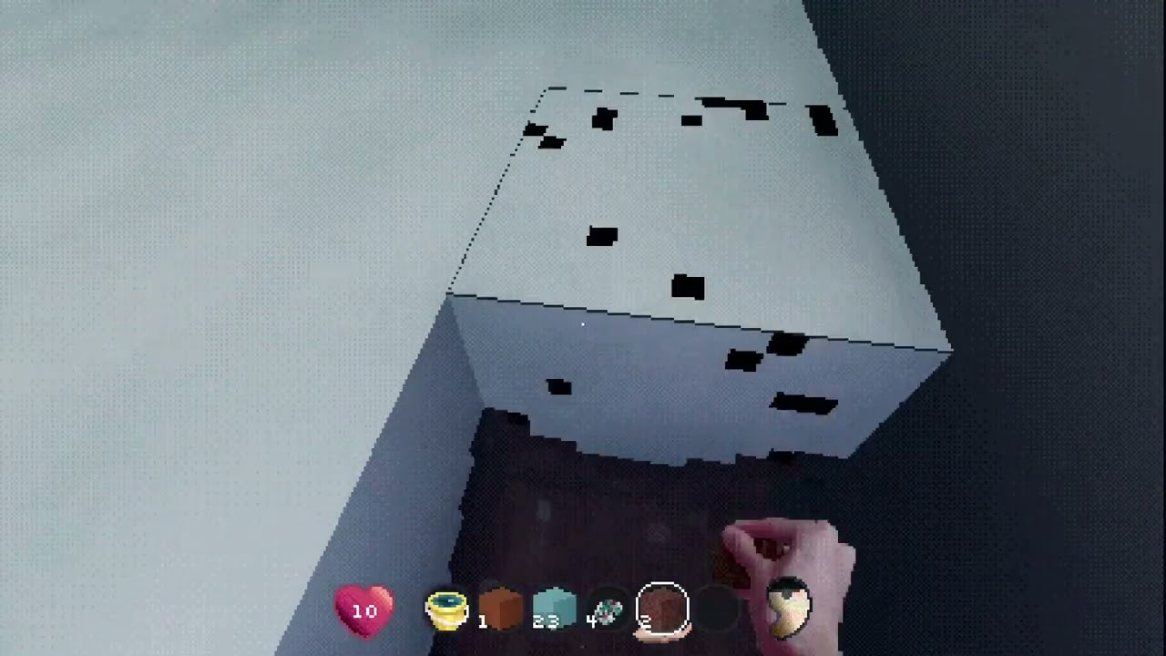Kid plays Lucid Blocks 1: plastic city.