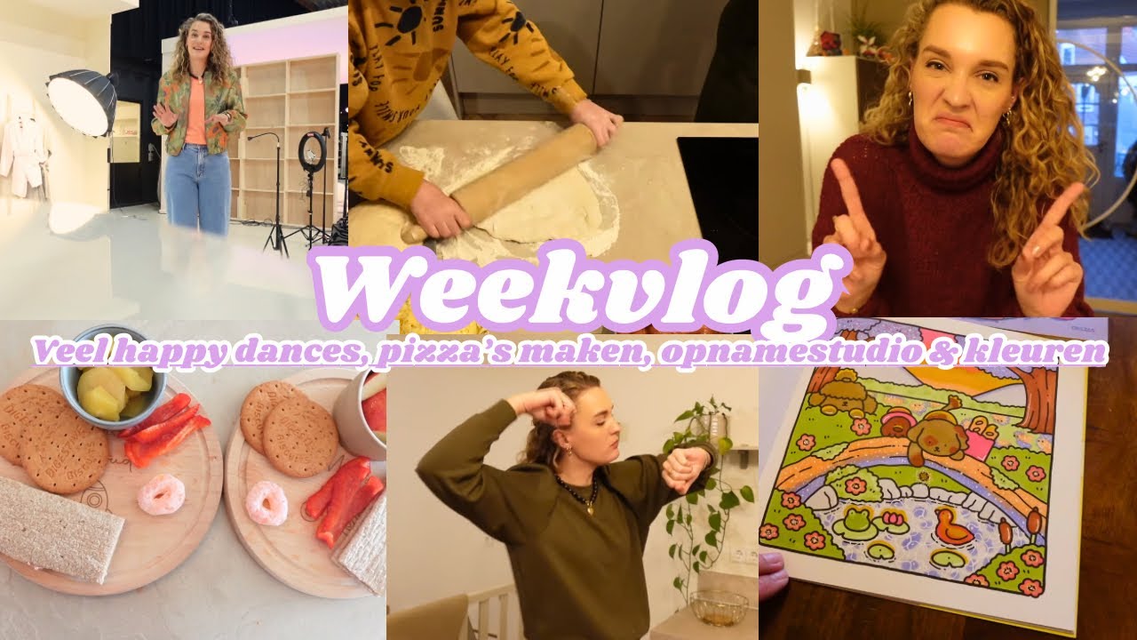 OPNAMES IN STUDIO, VERSIEREN VOOR VERJAARDAG, POETS&DANSSESSIES | Weekvlog | Zeg maar Fem
