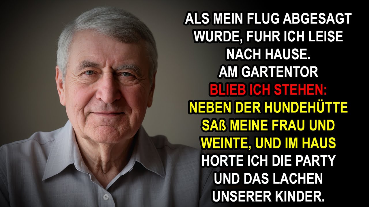 Ich sah meine Frau neben der Hundehütte weinen – während drinnen eine Party lief