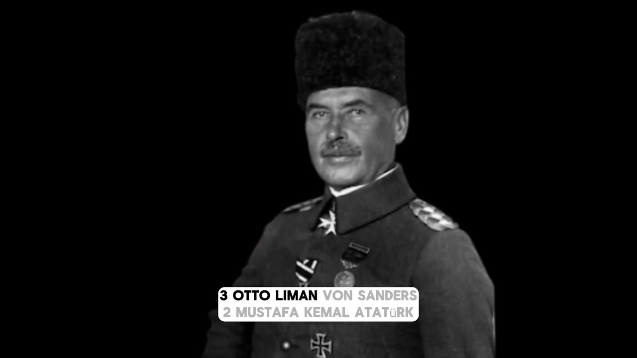Top 5 Generals of the Ottoman Empire in World War 1  #history #interestingfacts #viral #shorts