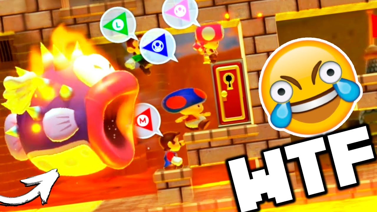4 TONTOS y 1 PUERTA!! 😂 Super Mario Maker 2 Multijugador - Cooperativo