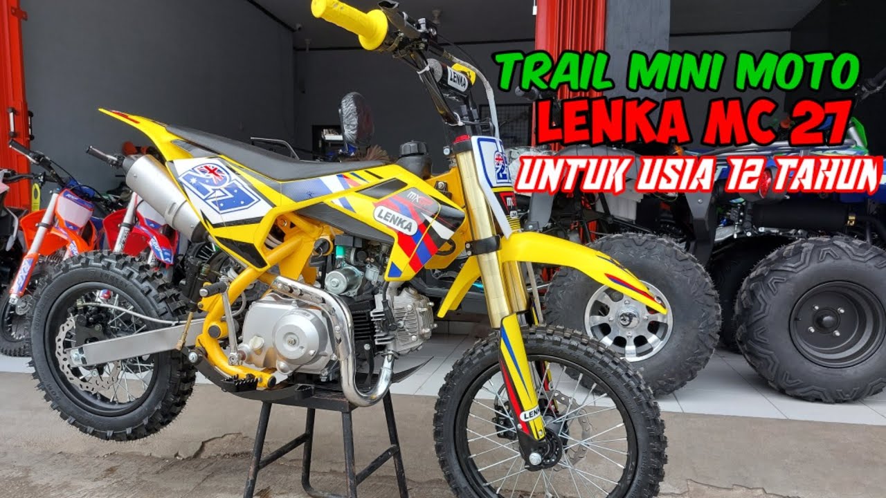 TRAIL MINI MOTO 110cc SEMI MANUAL LENKA MC 27
