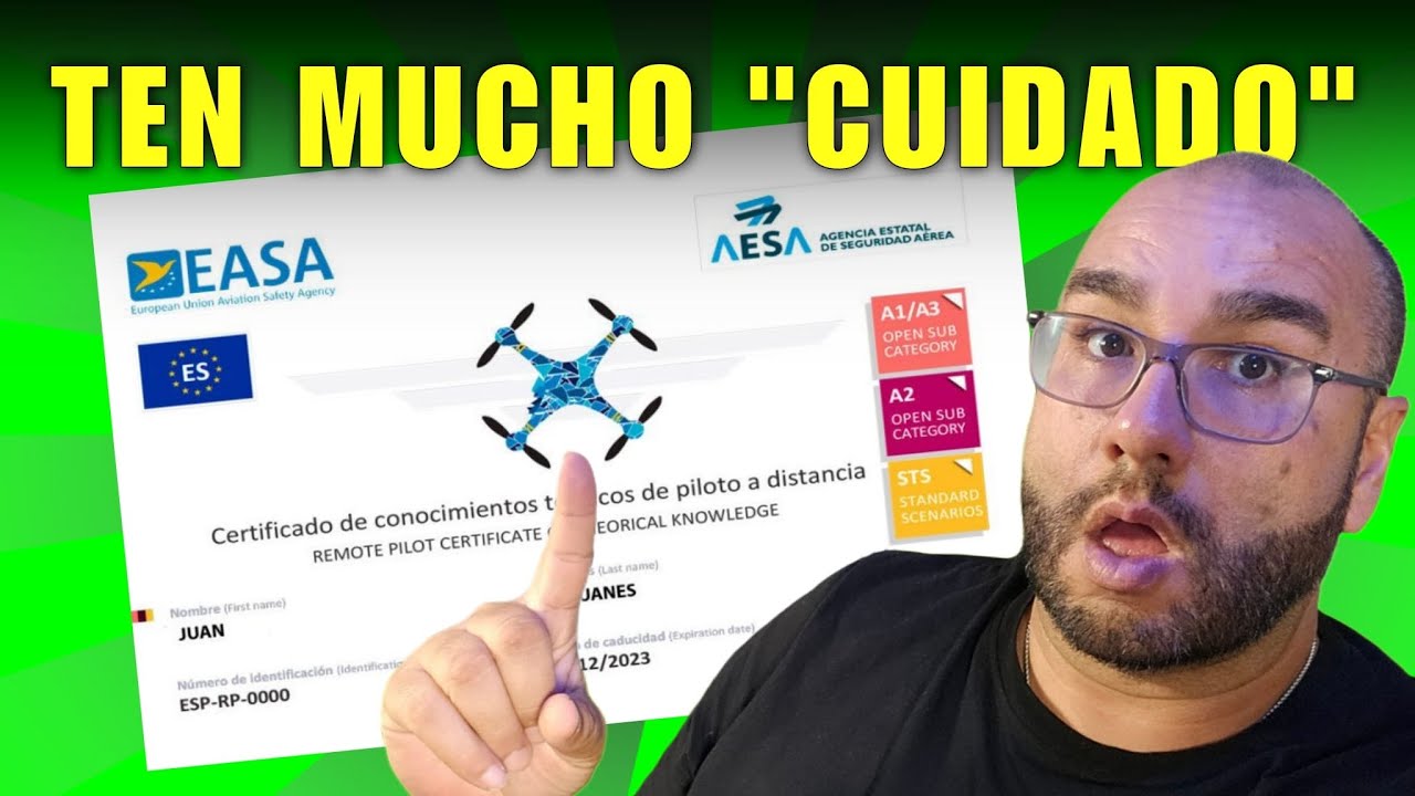 CERTIFICADOS de PILOTO de DRONES (RENOVACIÓN o REVALIDACIÓN)