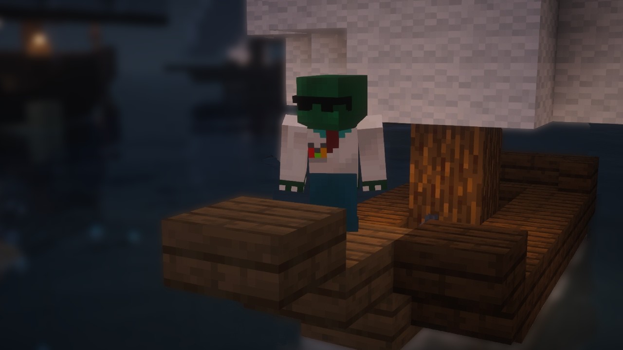 I Helped my friend with his new dinosaur park in Minecraft! #1