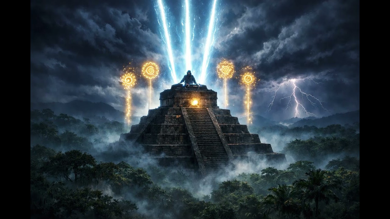 Mayan Eclipse 🌑 Ritual Deep Techno Journey | Tribal Chants & Sacred Jungle Drums