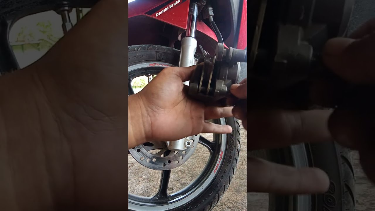 Vario CBS karbu ganti kampas rem depan 