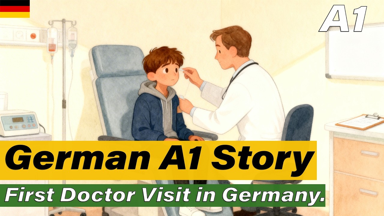 Learn German A1 | Easy German Story | First Doctor Visit in Germany |