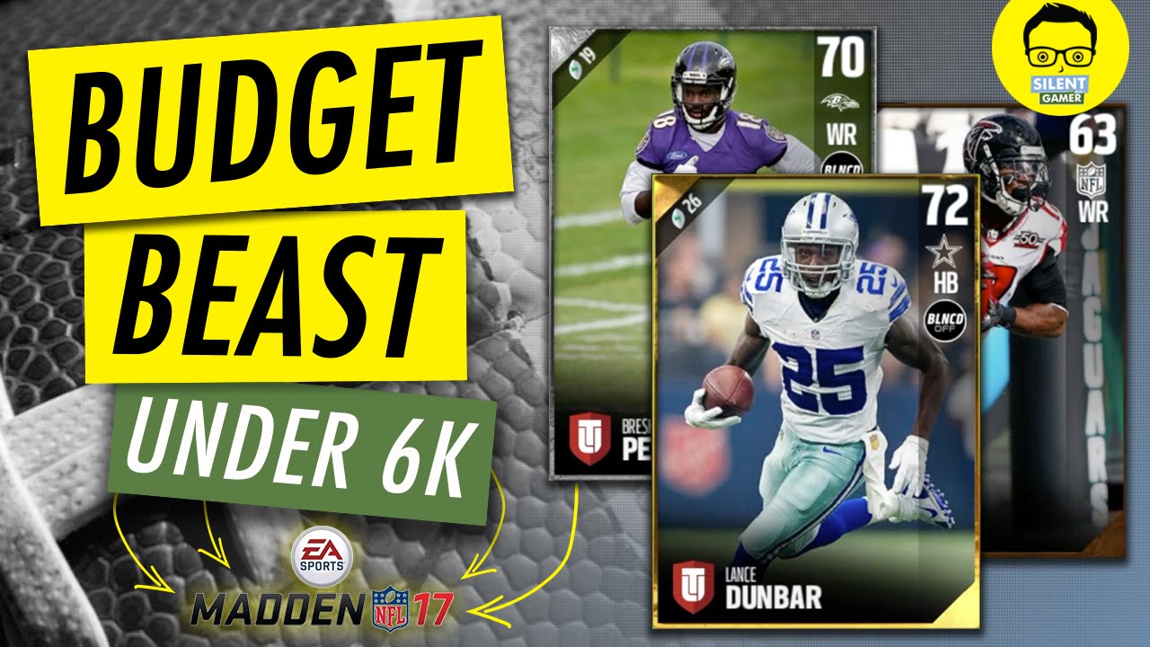 5 Must Have Madden 17 Budget Players - Madden 17 Ultimate Team Budget  - 