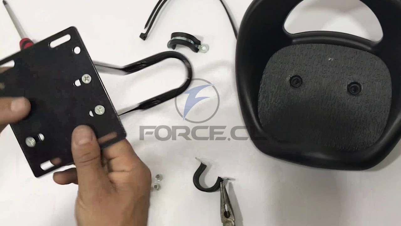 Armado de silla delentera porta bebe de bicicleta