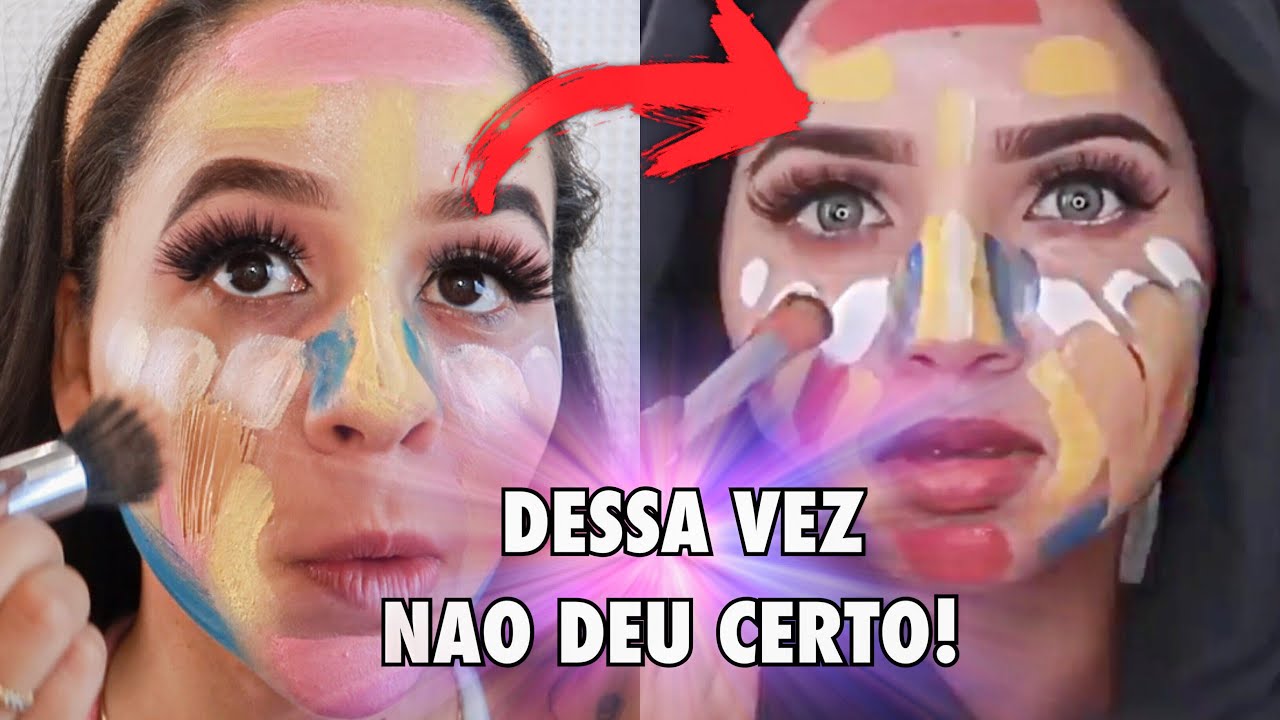 TENTEI REPRODUZIR A MAQUIAGEM DA GRINGA e NÃO DEU CERTO